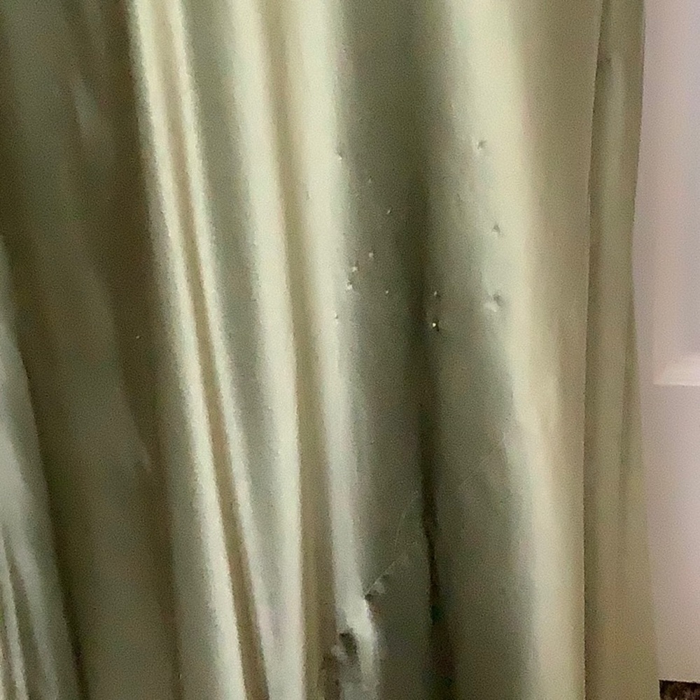 Reformation Bryn Silk Dress in Artichoke green. Size 4. - Picture 9 of 11